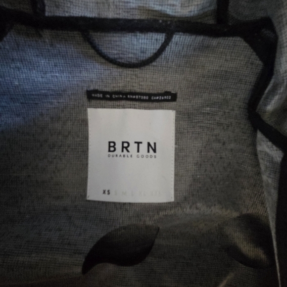 Burton Snowboards BRTN Rain Coat Large Waterproof Bonded Fall Winter Jacket XS - Picture 15 of 16